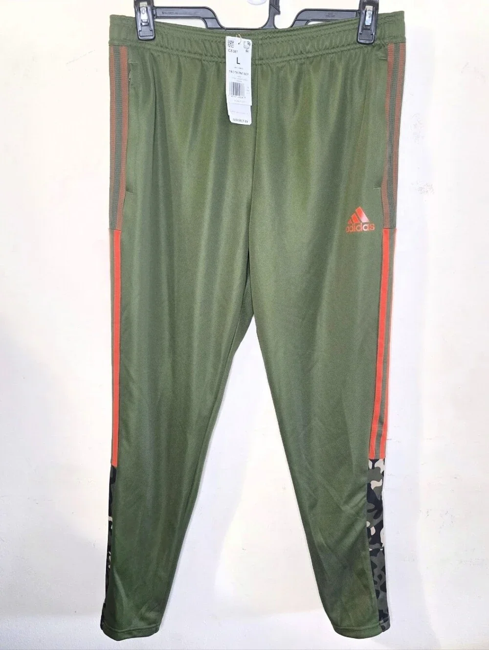 Adidas Tiro TK Pants Men's Large Wild Pine Primegreen Soccer Track Joggers NWT